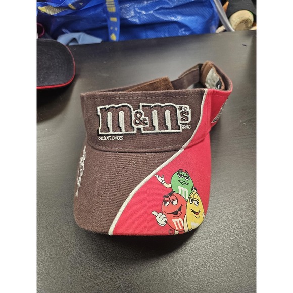 Chaser Other - Kyle Busch M&Ms Hat‎ Visor Strap Back Mens One Size Brown NASCAR Racing 18 Chase